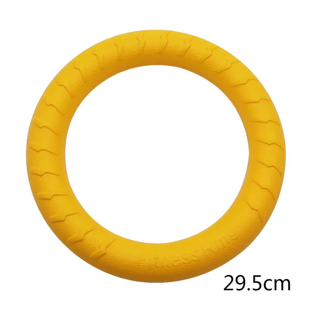 Dog Ring Toys Pet Flying Disk Training Ring Puller Anti-Bite Floating Interactive Supplies Dog Aggressive Chewing Toys