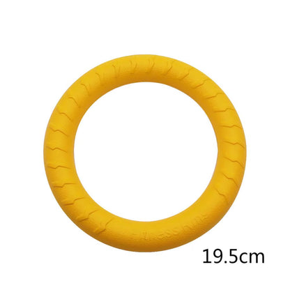Dog Ring Toys Pet Flying Disk Training Ring Puller Anti-Bite Floating Interactive Supplies Dog Aggressive Chewing Toys